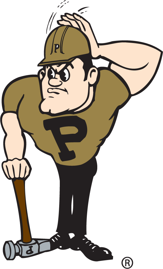 Purdue Boilermakers 1980-2015 Mascot Logo diy iron on heat transfer